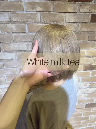 ショート 🧡ミルクティー/ レイヤー🧡ショウナのヘアスタイル