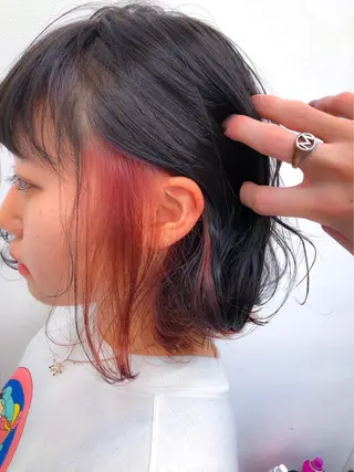 ミディアム カラー 透明感カラー🤍 Kaitoのヘアスタイル