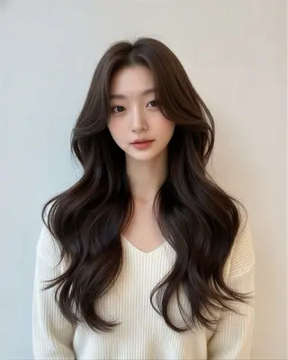 ロング 髪質改善カラー白鷺駅 中嶋晴斗のヘアスタイル