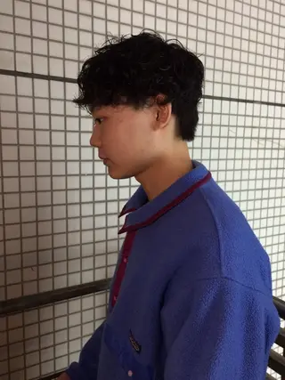 パーマ メンズ 杏華 パーマ\ショートのヘアスタイル