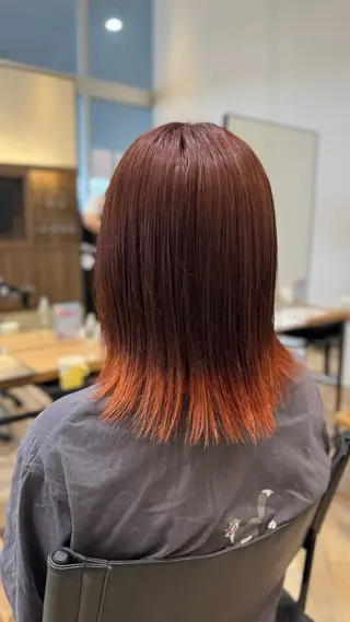 ミディアム 鈴木 佐菜のヘアスタイル