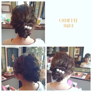 ミディアム セミロング ロング ヘアアレンジ サダハルカ ｜chouetteのヘアスタイル