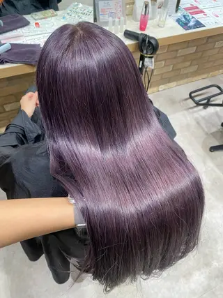 ロング 🌸cocomi🌸 透明感カラー🩶パリのヘアスタイル