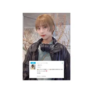 ショート novel days所属・bob/shot /YUUMIのヘアスタイル