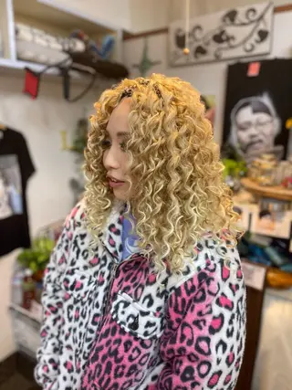 パーマ ヘアアレンジ scamp所属・scamp⭐️ さくらのヘアスタイル