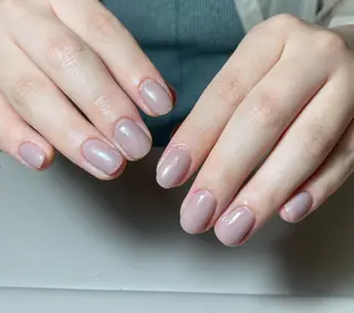 ネイル By moonネイル 🌷ワンホン/韓国風のネイルデザイン