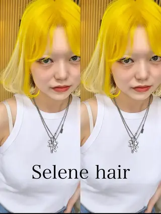 ショート カラー Selenehair 三条本店のヘアスタイル