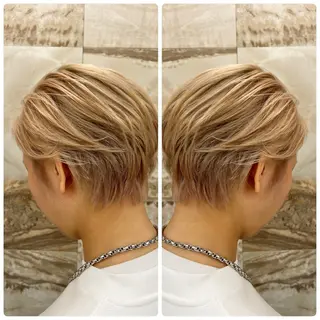 ショート カラー 小山内 龍一郎 店長のヘアスタイル