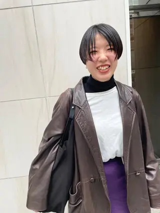 ショート カラー パーマ ヘアアレンジ メンズ キッズ ネイル マツエク・マツパ tatsumi/ボブ ウルフ/レイヤーのヘアスタイル