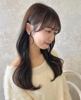 ロング カラー annuy ハルタのヘアスタイル