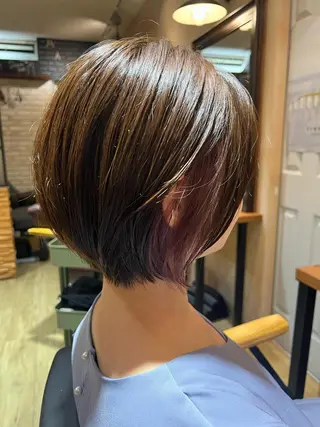 ショート カラー kamibito mavie所属・sakuma daikiのヘアスタイル
