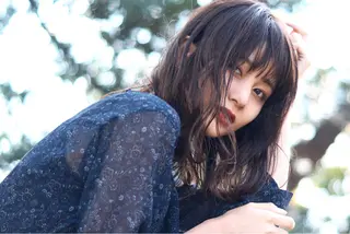 パーマ hoNua. 栄/透明感カラーのヘアスタイル