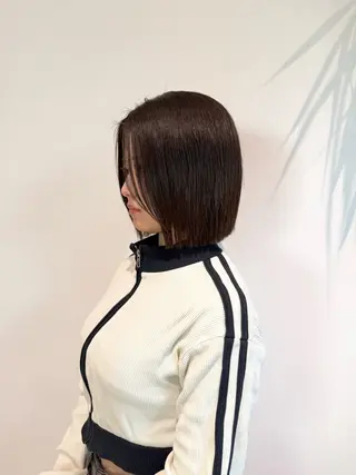 ミディアム カラー 田中航平/渋谷ボブ/ レイヤーボブのヘアスタイル