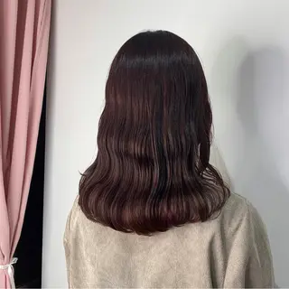 セミロング カラー HARUKA韓国ヘア /Luana梅田のヘアスタイル