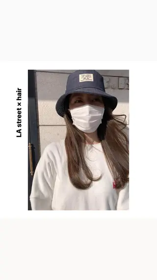 ロング カラー パーマ ヘアアレンジ メンズ キッズ ネイル マツエク・マツパ アイブロウ rewards成城学園前店所属・hiro【沿線で叶う 似合わせhair】のヘアスタイル