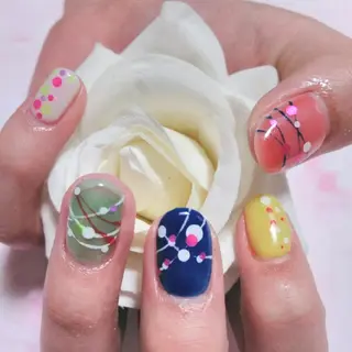 ネイル エステとネイル ローズコンフォートのネイルデザイン