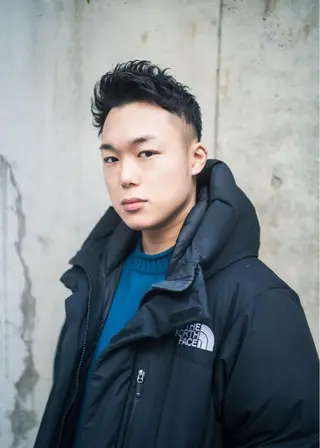 ショート パーマ メンズ 大泉 和也のヘアスタイル