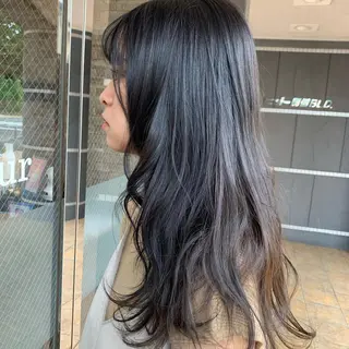 ロング カラー HairDesign Azurのヘアスタイル