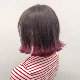ミディアム カラー エフェクトブリーチ 🌟前澤啓太朗のヘアスタイル
