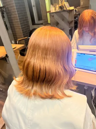 ミディアム カラー Eleanor spa&treatment 札幌店内にあるシェアサロン【WHITE】所属・シルクハイトーン / 髪質改善🦋MIKUのヘアスタイル