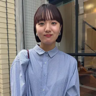 ショート カラー Lilu しずくのヘアスタイル