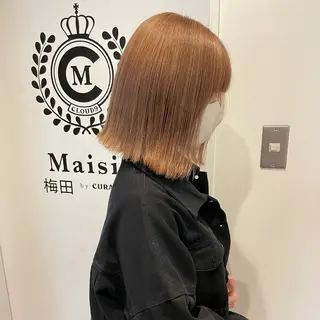 ショート カラー Maisie所属・ヘアアレンジ/ 暖色🩵hazukiのヘアスタイル