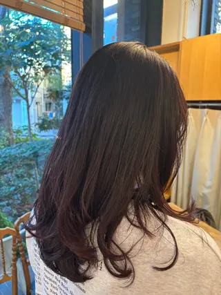 セミロング カラー Lit.自由が丘（SENJYU自由が丘）所属・【髪質改善/美髪】 ⭐️川嶋 陸央⭐️のヘアスタイル