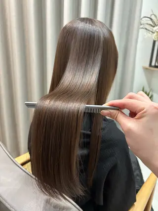 ロング パーマ Atre.所属・🤍美髪縮毛/髪質 改善/池上夏凜🤍のヘアスタイル