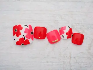 ネイル トップネイリスト Ribbon立川店のネイルデザイン