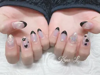 カラー ネイル 芦辺 香奈のネイルデザイン