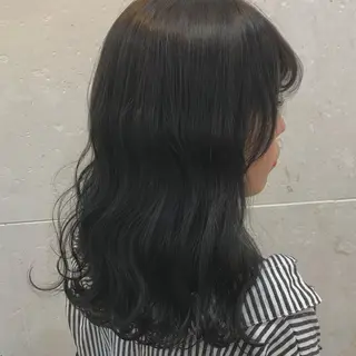 セミロング カラー 💘カラー人気Ｎｏ. １💘SAYAのヘアスタイル