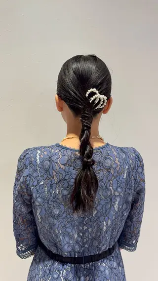 セミロング セット/着付け/上野 /カラー/🦋シオリのヘアスタイル