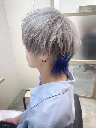 ミディアム カラー メンズ EMANON新宿南口所属・ケアブリーチ×艶カラ ー️🫧Shioriのヘアスタイル