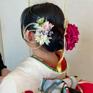 ヘアアレンジ メンズ ネイル マツエク・マツパ アイブロウ mona/ ストレートスタイル✨のヘアスタイル