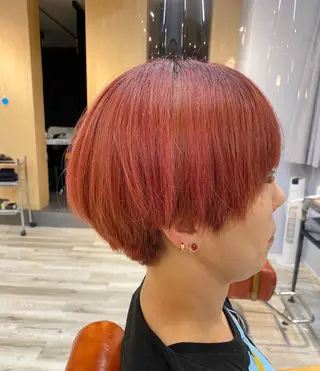 ショート 透明感カラー✨ 酸性ストレート特化のヘアスタイル