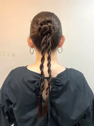ロング エクステ＆ヘアセット Milaのヘアスタイル