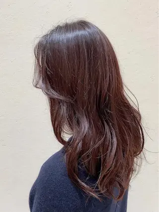 ミディアム 🌈似合わせカラー 🌈もりななこ🧡のヘアスタイル