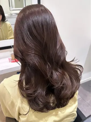 ロング カラー 巻ける縮毛矯正/艶 カラーchika🩵のヘアスタイル