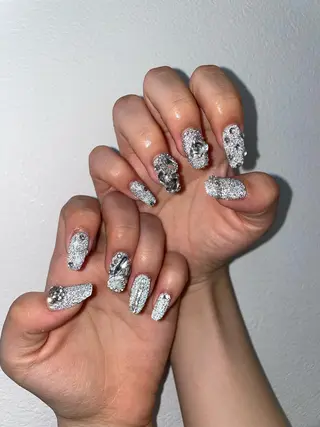 ネイル 束感まつ毛/ネイル/ LED♥KIRARAのマツエク・マツパデザイン