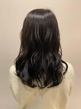 セミロング カラー 艶髪🌿美髪 大塚礼乃【西荻窪】のヘアスタイル