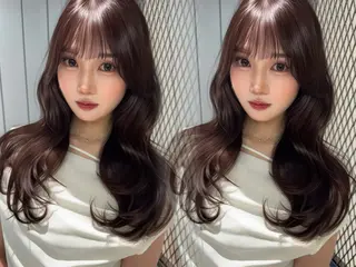 ロング カラー ブリなしWカラー✨️ 髪質改善【タケル】のヘアスタイル