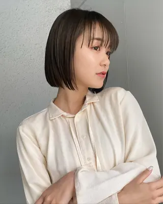 ショート カラー yiye 青山所属・無料カットモデル募集 🌱ひょうがのヘアスタイル