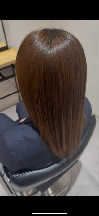 セミロング エイト半田所属・大松 菜々実のヘアスタイル