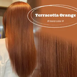 ロング カラー トゥサリ/ 海外ヘア/レイヤーのヘアスタイル