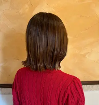 ミディアム ブリーチなしベージュ /ヘアセット/ミユのヘアスタイル