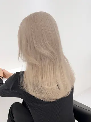 セミロング カラー Produce 東橋本店所属・大村 遥咲のヘアスタイル