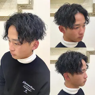 パーマ メンズ 年間2000名担当◎ パーマ職人/仲原佑樹のヘアスタイル