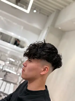 ショート パーマ メンズ MEN’S SALON HAVANA所属・渋谷/フェード /メンズパーマ/千尋のヘアスタイル