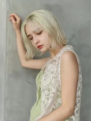 ミディアム カラー 韓国レイヤー🇰🇷 韓国研修◎渋谷カイトのヘアスタイル