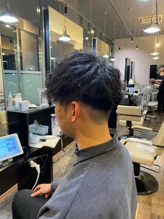 パーマ メンズ STYLE エキシティ店所属・【似合わせパーマ】 STYLE 杉原　魁のヘアスタイル